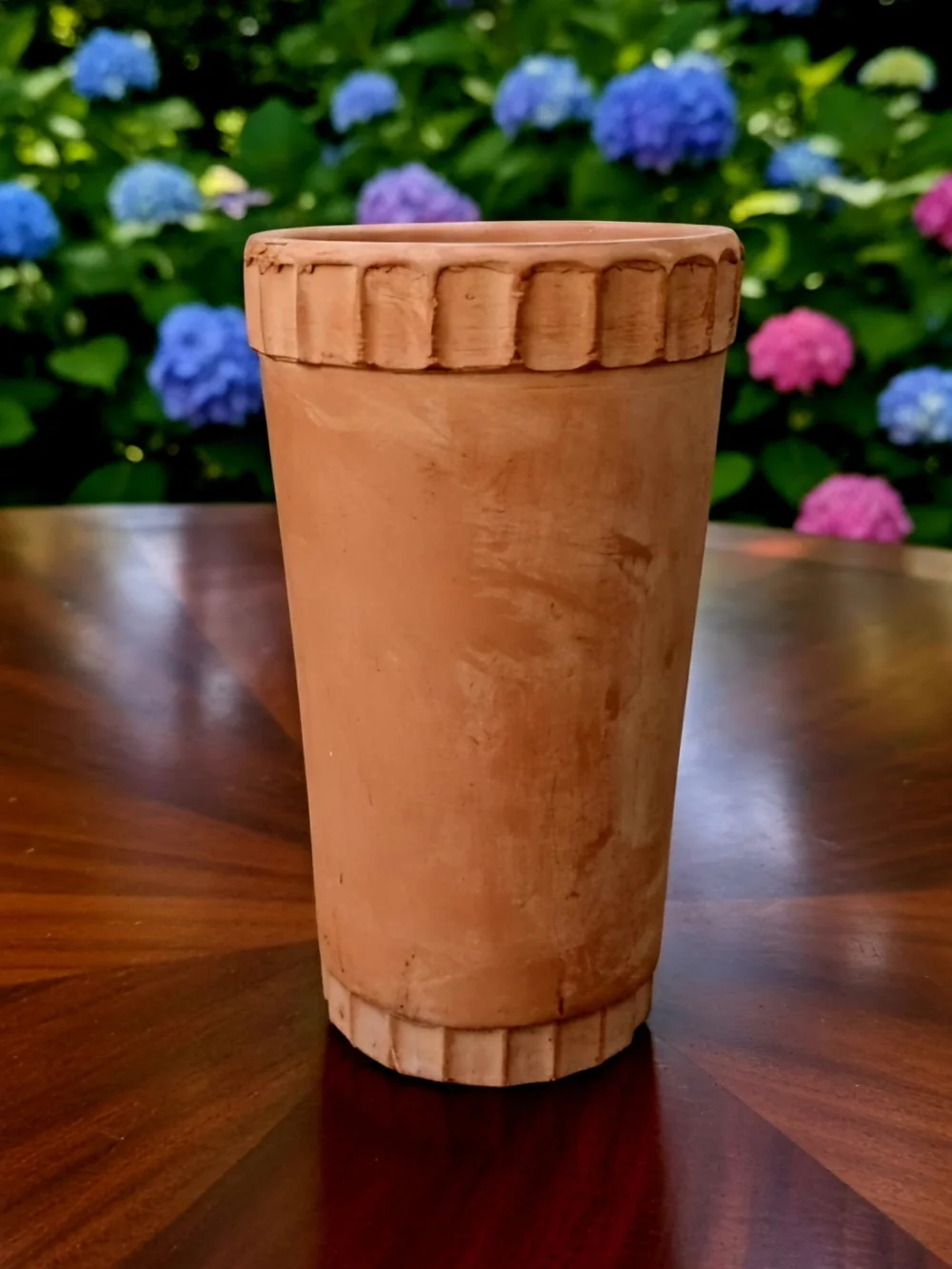 Vintage Italian terracotta wine cooler 